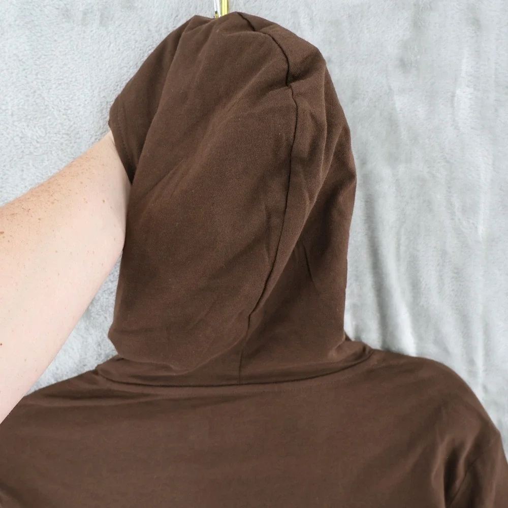 Polo Ralph Lauren Hooded Pullover Mens S Brown Classic Lightweight Knit $228 NWT